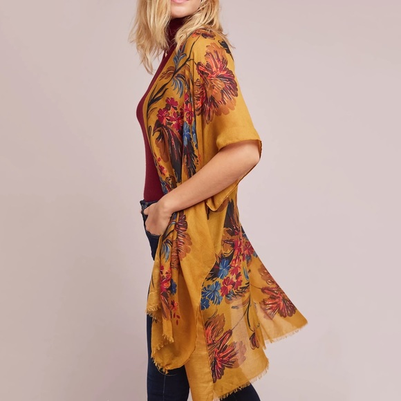Anthropologie Stephie Floral Kimono - Picture 2 of 6